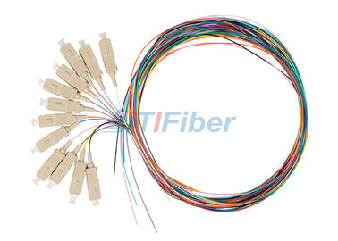ST con varios modos de funcionamiento UPC de la coleta de la fibra óptica para el panel de remiendo de fibra y el adaptador de la fibra