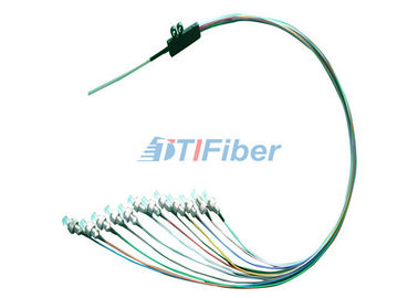 Prenda impermeable con varios modos de funcionamiento del cable de fribra óptica de la base de la cinta 12 de la coleta de la fibra óptica de FTTH
