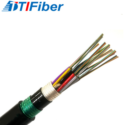 GYFTY53 12 24 cables directos al aire libre de la fibra del entierro de la base SM