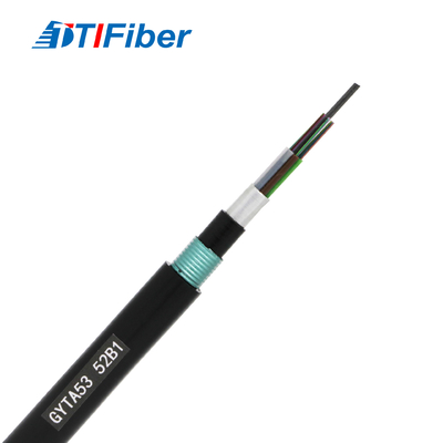 Cordón unimodal acorazado del tubo flojo G652D del cable de fribra óptica