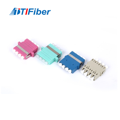 Duplex LC del conector de la fibra del adaptador de la fibra óptica del solo modo