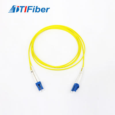 1M 2M 3M SM Monomodo LC/UPC - LC/UPC Duplex LSZH Cable de conexión de fibra óptica