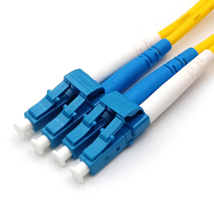 1M 2M 3M SM Monomodo LC/UPC - LC/UPC Duplex LSZH Cable de conexión de fibra óptica