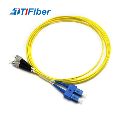 FC/UPC - SC/UPC Cable de conexión de fibra óptica SM Singlemode Simplex Duplex LSZH Puente de fibra óptica