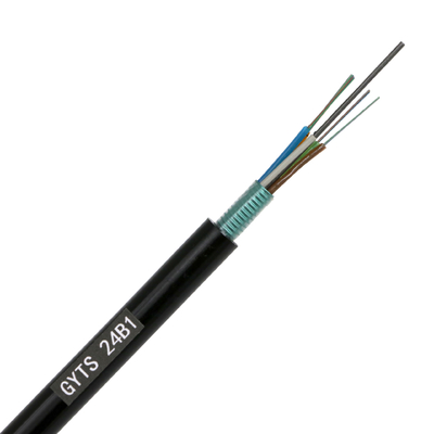 Cable de fibra óptica acorazado 2 a del tubo flojo GYTS del OEM modo solo/multi de la base 288