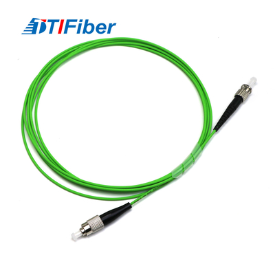 50 / simplex con varios modos de funcionamiento del cordón de remiendo de la fibra óptica de 125um LSZH OM5 FC-ST DX