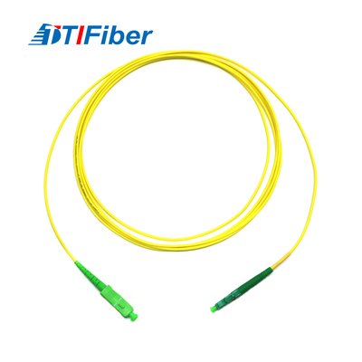 SC a una cara APC del cordón de remiendo de la fibra óptica de G652D G657A a PVC LSZH del LC APC 2m m 3m m