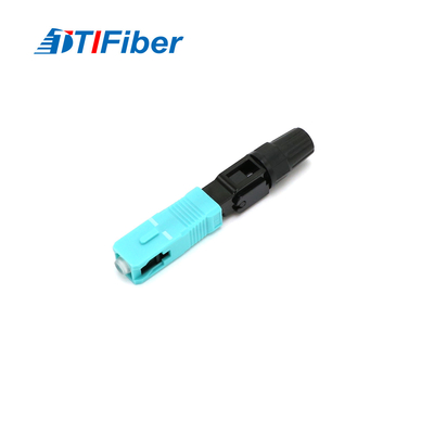 De SC/UPC SC/APC FTTH del conector asamblea rápida de fibra óptica mecánica rápidamente