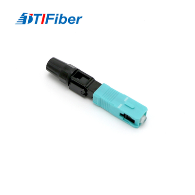De SC/UPC SC/APC FTTH del conector asamblea rápida de fibra óptica mecánica rápidamente