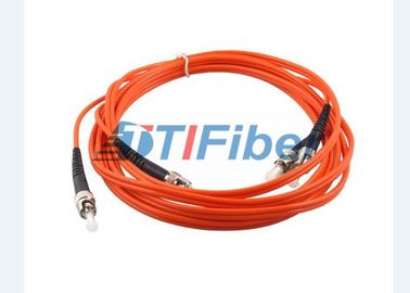 ST/PC - ST/PC Multinode 50/125 chaqueta de la naranja del cable de puente de la fibra óptica LSZH