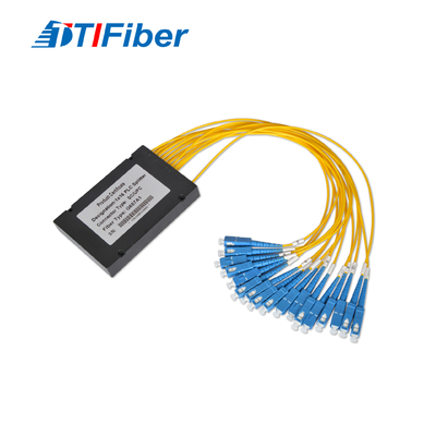 Divisor 1x16 de la fibra óptica del sistema de FTTX con el Sc de la coleta/APC