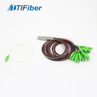 Divisor 1x16 de la fibra óptica del sistema de FTTX con el Sc de la coleta/APC