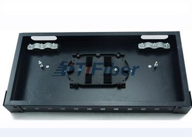 1U el panel de remiendo del soporte de estante del puerto de la fibra óptica 12 para el adaptador del simplex del SC
