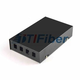 El panel de remiendo de la fibra óptica de 4 puertos, caja terminal de la fibra óptica de 4 puertos con el adaptador del Sc