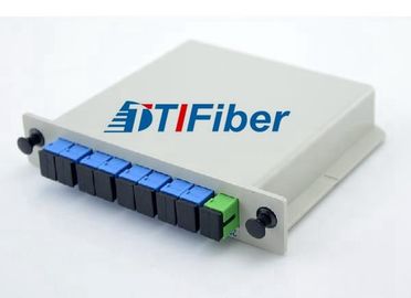 1X8/ divisor de la fibra óptica 1x16 con el módulo del divisor del conector/PLC de SC/UPC (tipo del parte movible)