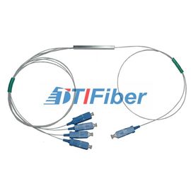 Divisor de fibra óptica de la solución 1x2 de FTTH mini con la fibra de 0.9m m y el conector de SC/APC