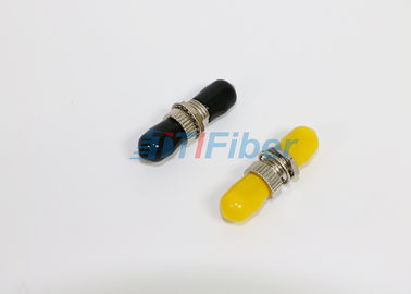 Tipo redondo a una cara adaptador óptico del adaptador de la fibra óptica del solo modo del ST/del UPC de la fibra