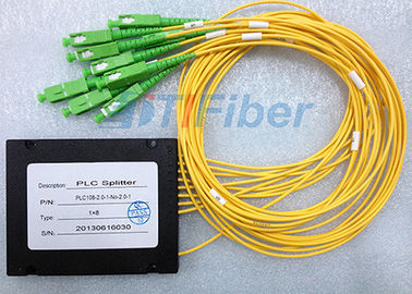 Divisor bajo PDL bajo del cable óptico del divisor de la fibra óptica de la pérdida de inserción y alta confiabilidad