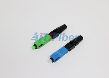 El cable de fribra óptica del alambre de la fibra óptica del conector de descenso unimodal del SC/de la PC ayuna los conectores