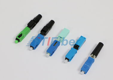El cable de fribra óptica del alambre de la fibra óptica del conector de descenso unimodal del SC/de la PC ayuna los conectores