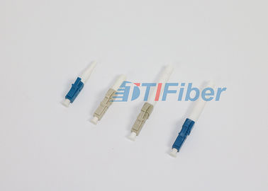 Duplex LC del solo modo/conectores de cable de fribra óptica de la PC para la red de FTTX