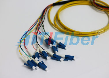 SC/UPC chaqueta multi de la base LSZH del modo 12 del cordón de remiendo al cable de fribra óptica del LC/del UPC