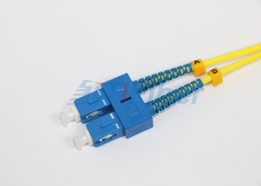 Cordón de remiendo de la fibra óptica del duplex del solo modo con los conectores FC/PC al SC/a la PC