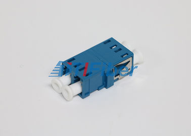Color azul LC del ABS/solo adaptador de la fibra óptica de APC, pérdida de alto retorno