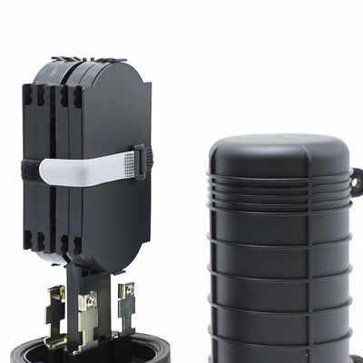 Cierre de empalme de fibra negra