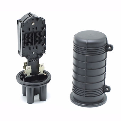 Cierre de empalme de fibra negra