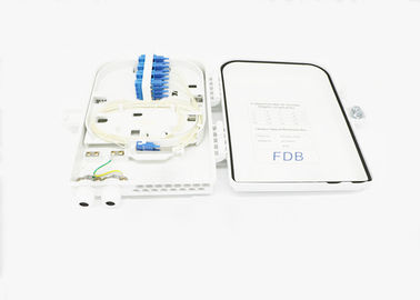PLC al aire libre de la caja de distribución del divisor de la fibra de los corazones de FDB FTTH 16 montado en la pared