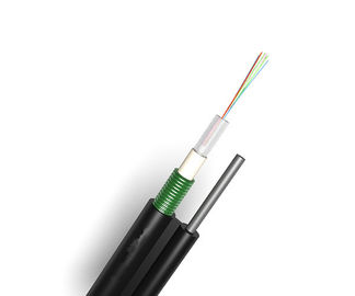 Cable de la red de la fibra óptica de GYFTC8S, cordón autosuficiente de la fibra óptica para la comunicación del LAN