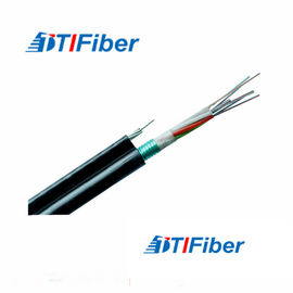 Cable de datos impermeable de la fibra óptica, ventaja fibroóptica GYTC8S de los corazones 2-144 para la antena