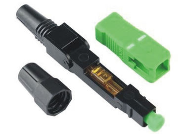 El cordón de remiendo de la fibra óptica de FTTH SC/APC ayuna tiempo largo de la duración del conector para la red de área local