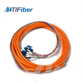 Coleta multi OM1 OM2 3M de la fibra óptica del modo de FTTH SC-APC con la chaqueta anaranjada