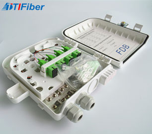 8 adaptador/coleta de la caja de distribución de la fibra óptica de los puertos SC/APC 10 años de garantía