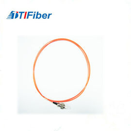 Coleta de fibra óptica 62,5/125 de OM1 LC, naranja del cable de fribra óptica de 0.9m m OFNP vestida