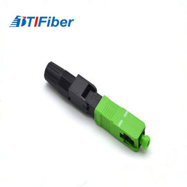 Resistencia a la tensión de la pérdida de inserción del conector 0.3db de la fibra óptica del solo modo del SC del UPC FTTH 50N