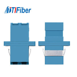 Fibra óptica de los accesorios de Ftth al adaptador de Ethernet sin el obturador del SC del reborde