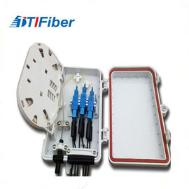 Caja de distribución de fibra óptica de FTTH, caja terminal 6 del divisor de la fibra óptica puertos 8 12 24 48