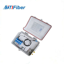 Caja de distribución de fibra óptica de FTTH, caja terminal 6 del divisor de la fibra óptica puertos 8 12 24 48
