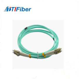 Cable de la red de la fibra óptica del duplex OM3, tipos fibroópticos del polaco de APC de las ventajas del remiendo