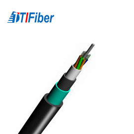 Chaqueta no metálica óptica enterrada directa de la fuerza PE del cable GYFTA53 de la fibra del miembro