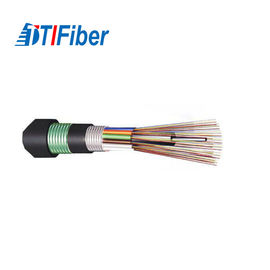 Ignífugos acorazados de la envoltura de Doubel del cordón de la fibra óptica GYTA53 dirigen el cable enterrado