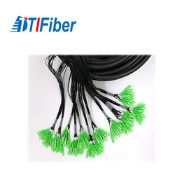 Coletas de la fibra del solo modo del conector del LC APC multifilares para la red de comunicaciones