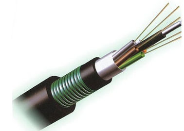 Cable de fribra óptica al aire libre GYTA53 con la cinta acorazada de acero acanalada