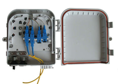 Plástico de alto impacto al aire libre de la caja de distribución de la fibra óptica del divisor del PLC 1×8