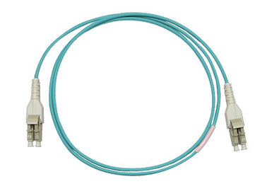 OM3, cordón de remiendo de la fibra óptica de OM4 Uniboot LC con el cable de OM4 LSZH