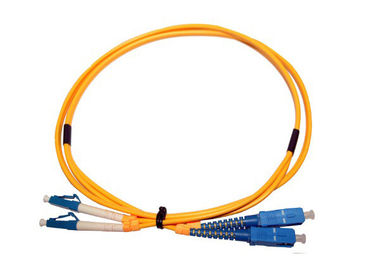 Duplex unimodal serializado del cordón de remiendo de la fibra óptica de LC-SC, PC/UPC/APC