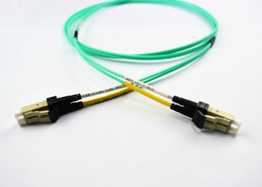 Mini cordón de remiendo de la fibra óptica del LC con la chaqueta de OM3 LSZH, OS1/OS2/OM1/OM2
